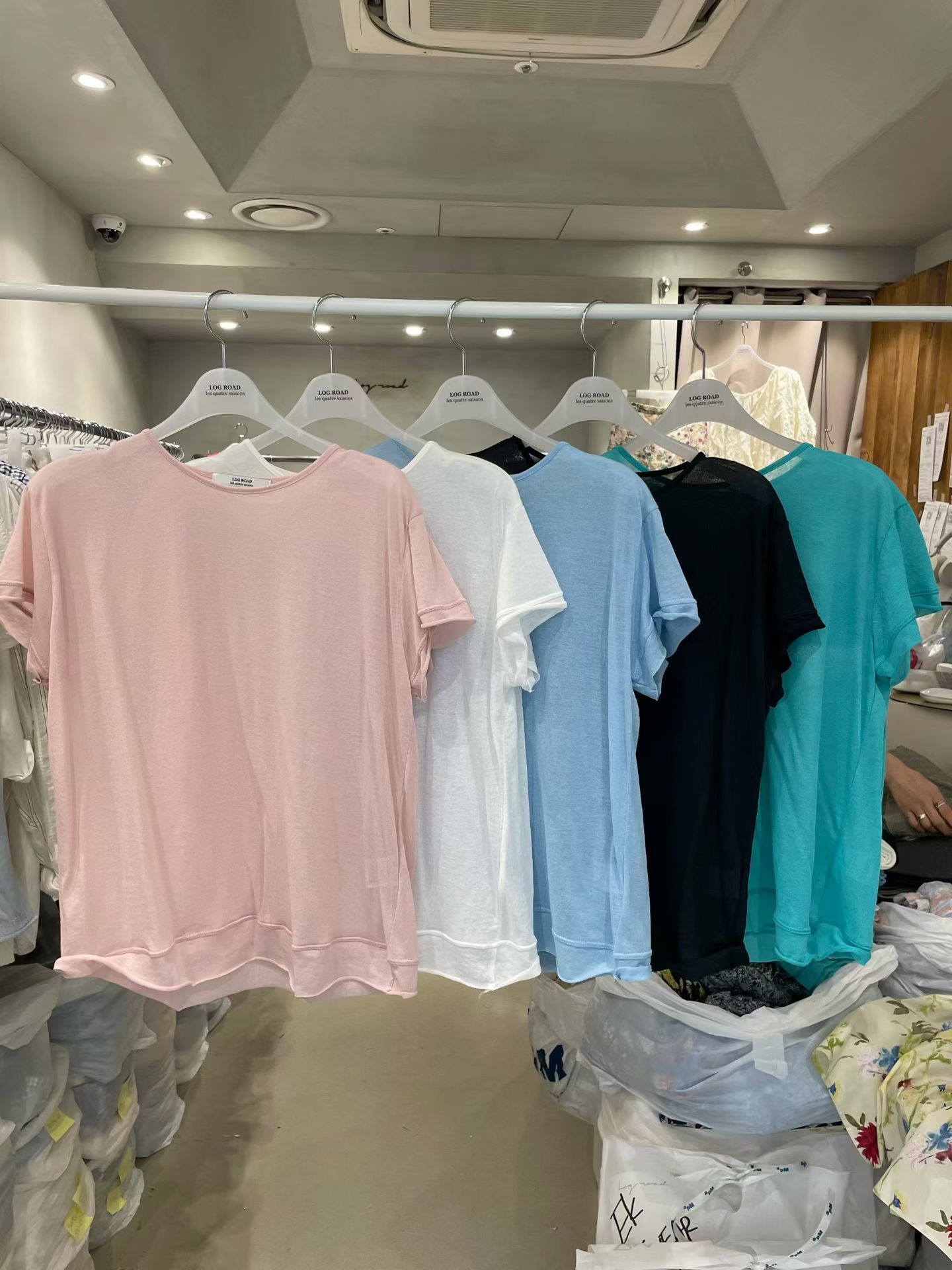 LR6209 雙縫線透薄Tee