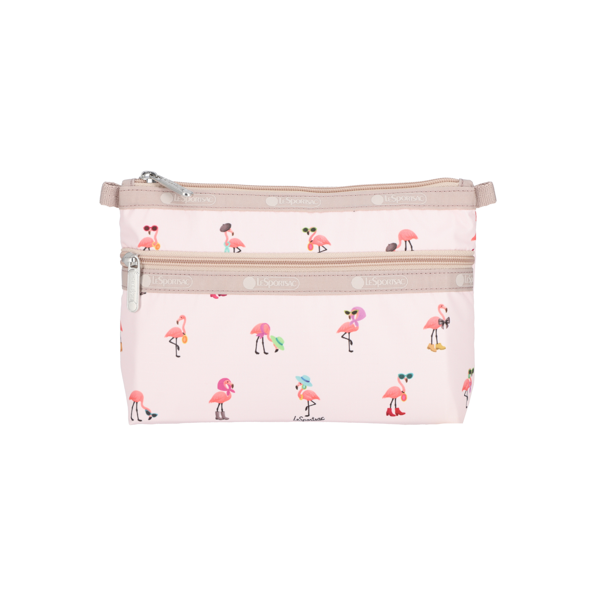 雙層化妝袋 (FLAMINGO PARTY)