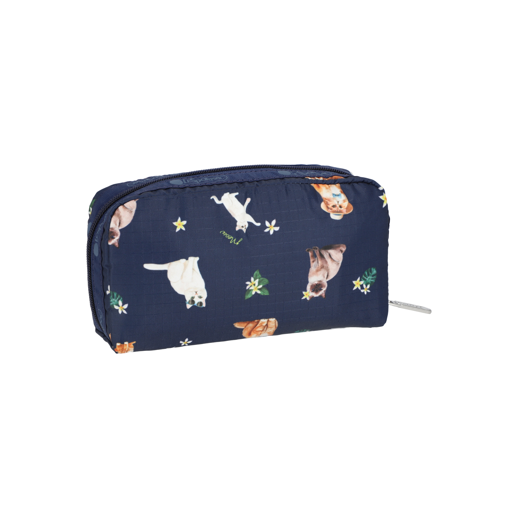 長形化妝袋 (TROPICAL MEOW CAT)