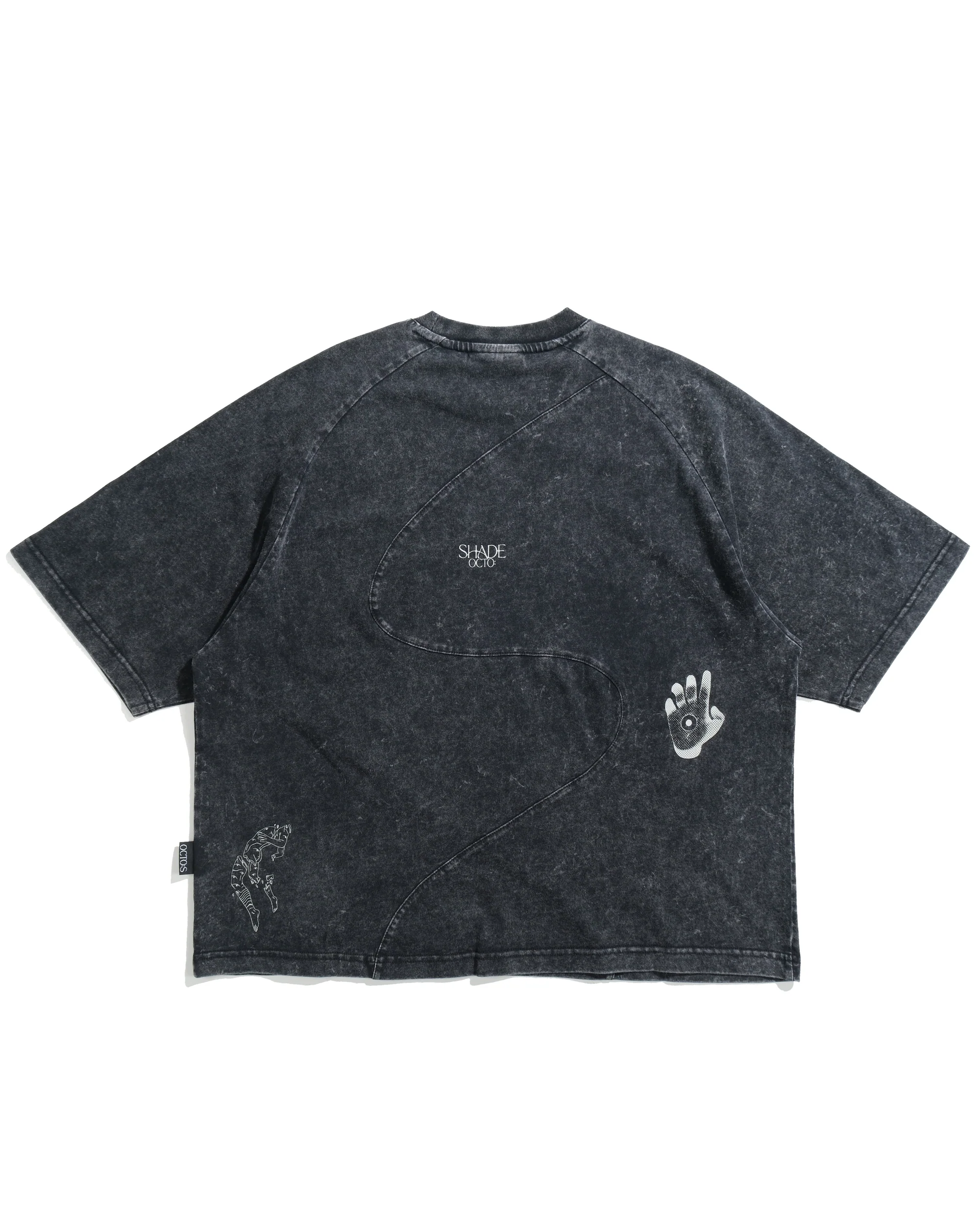 Octo Gambol S26-SD1-T S-Flow Washed Tee - Black
