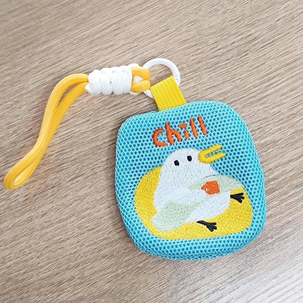 昏呱．Chill Chill 刺繡小掛包