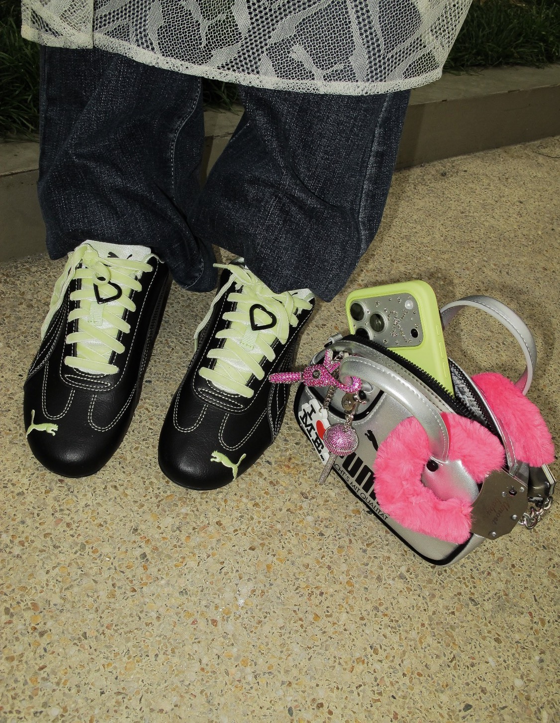 <驚喜聯名💥>PUMA Speedcat  x Powerpuff Girls  飛天小女警 黑綠 毛毛款