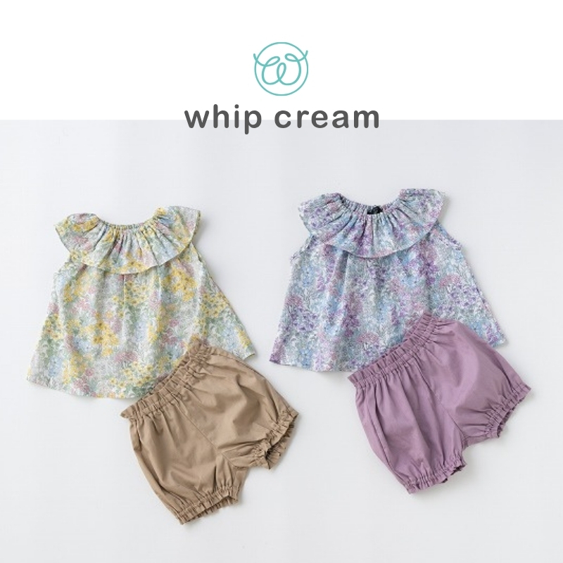 【日本 whip cream】小花柄印花套裝