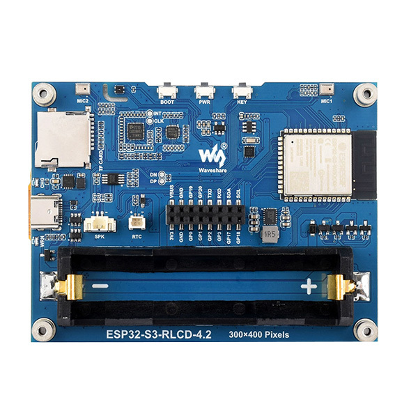 Waveshare ESP32-S3 4.2吋RLCD 開發板｜全反射螢幕300×400