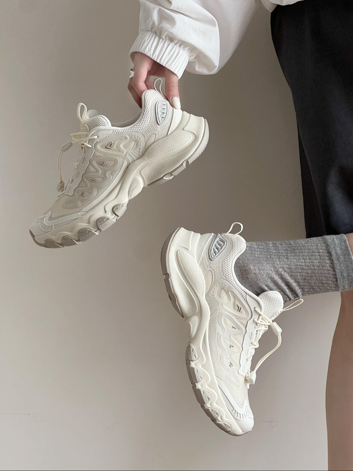 【預購】FILA Originale Truffle 增高 棉花糖 奶油蘑菇 雲朵 老爹鞋 F12W621111FTM