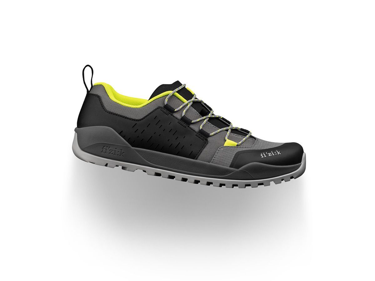 Fizik TERRA ERGOLACE X2 FLAT 登山車鞋 - 黑/螢光黃