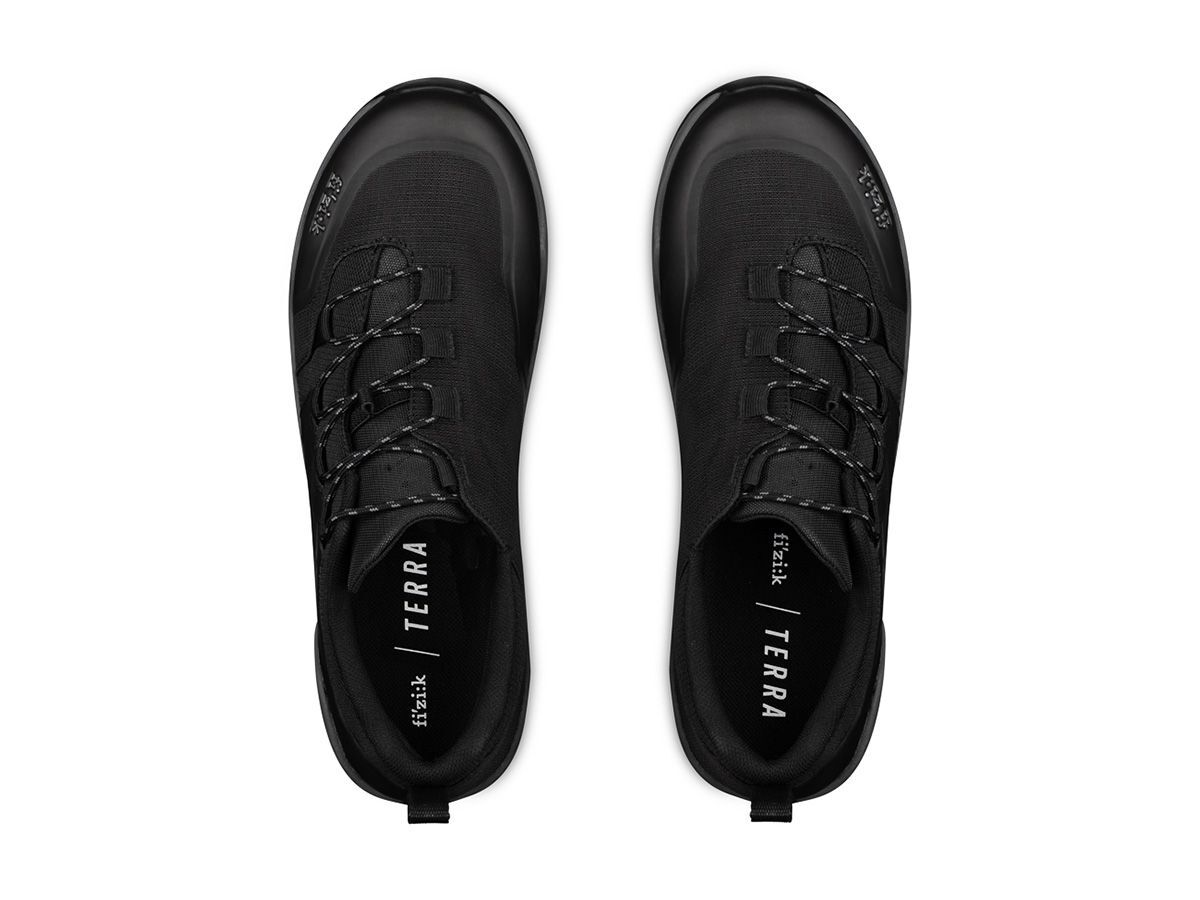 Fizik TERRA ERGOLACE X2 FLAT 登山車鞋 - 黑色