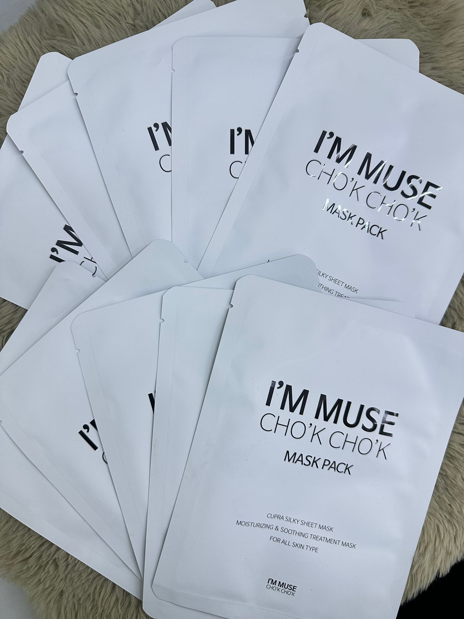 【預購】A050498 I'M MUSE CHO'K CHO'K 面膜 (1套11塊)