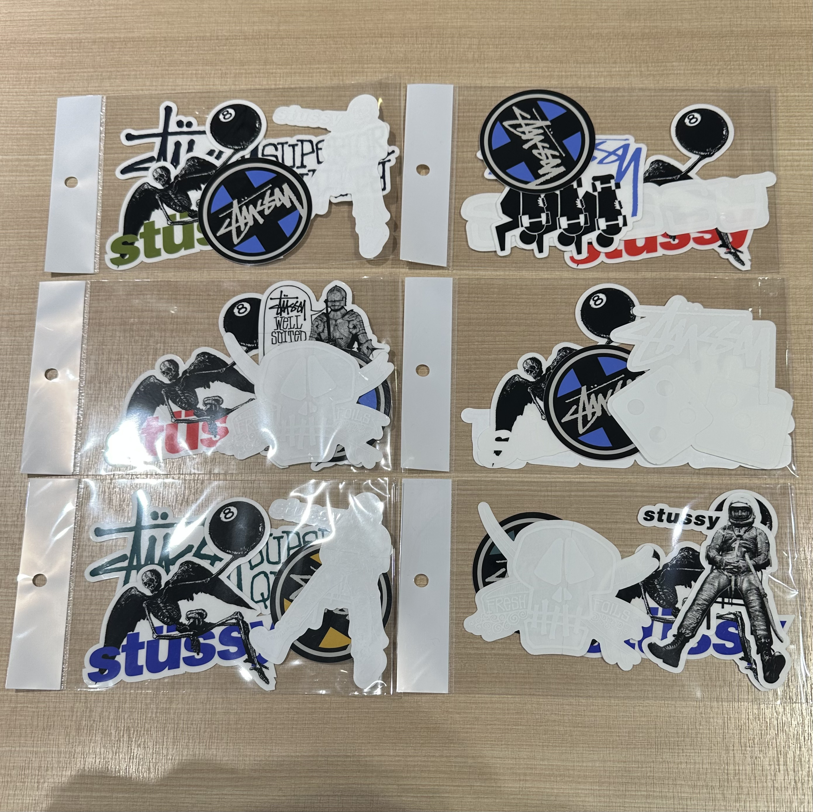 ☆ETW☆【EASY TO WEAR】Stussy 貼紙 組合包 4張 隨機出貨