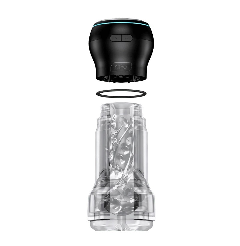 Kiiroo PowerBlow 自慰器連電子組件 透明