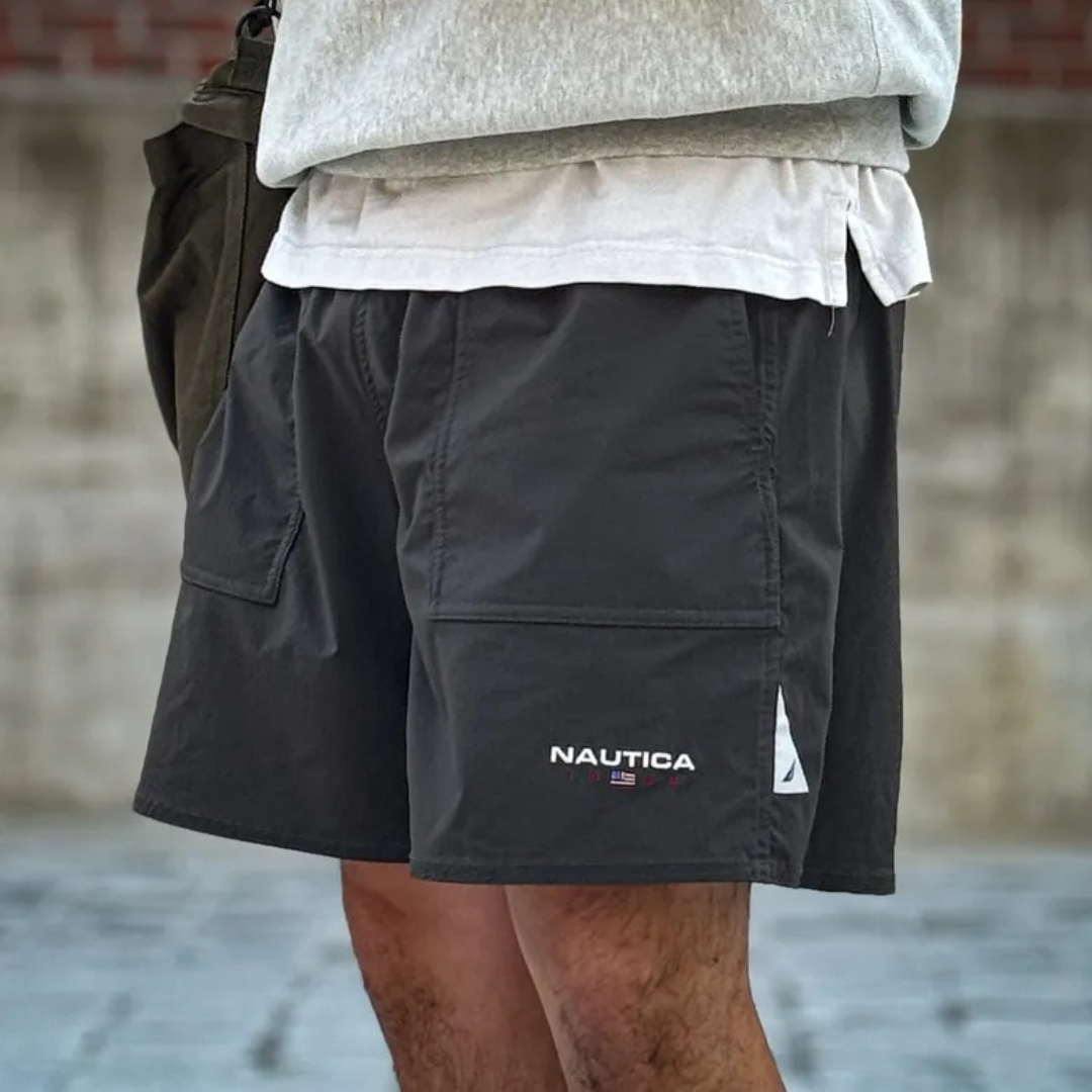 "代購" Nautica 83 Flag 涼感 抗UV 機能短褲 NSP7726