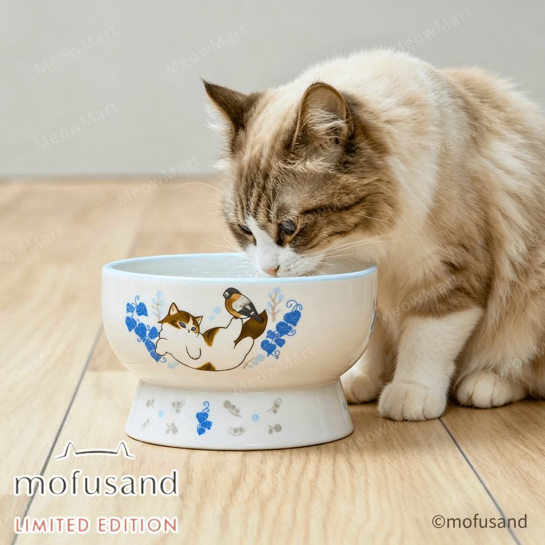 【日本Mofusand x 猫壱】2026限量版｜高腳水碗 (日本直送)