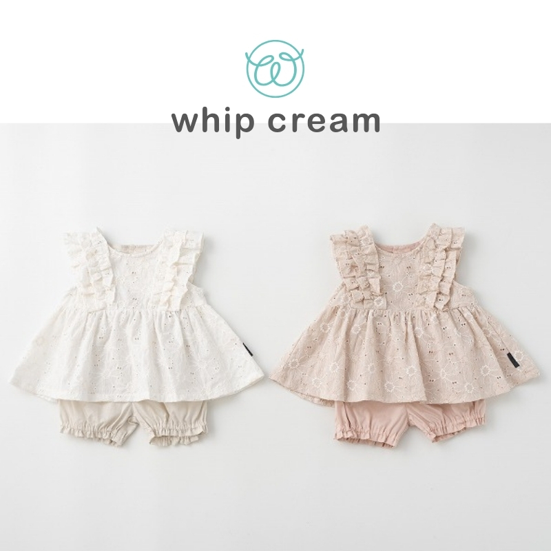 【日本 whip cream】刺繡蕾絲套裝