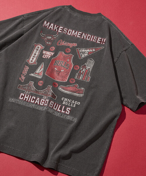 NBA x FREAK'S STORE 限定款 NBA 球隊 插畫 刺繡 復古 印花 短T-1026248902723