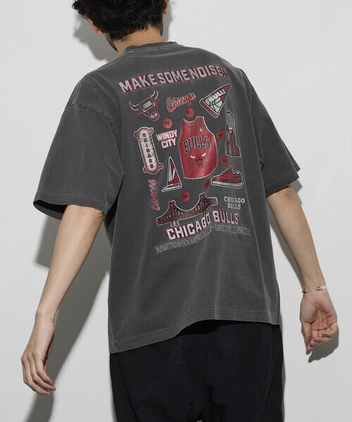 NBA x FREAK'S STORE 限定款 NBA 球隊 插畫 刺繡 復古 印花 短T-1026248902723
