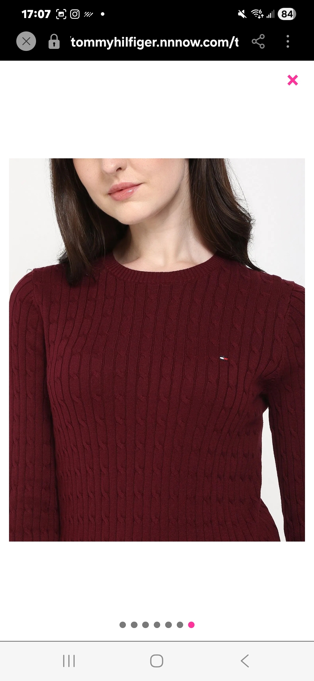 Tommy Hilfiger 女裝短袖麻花針織 TF4