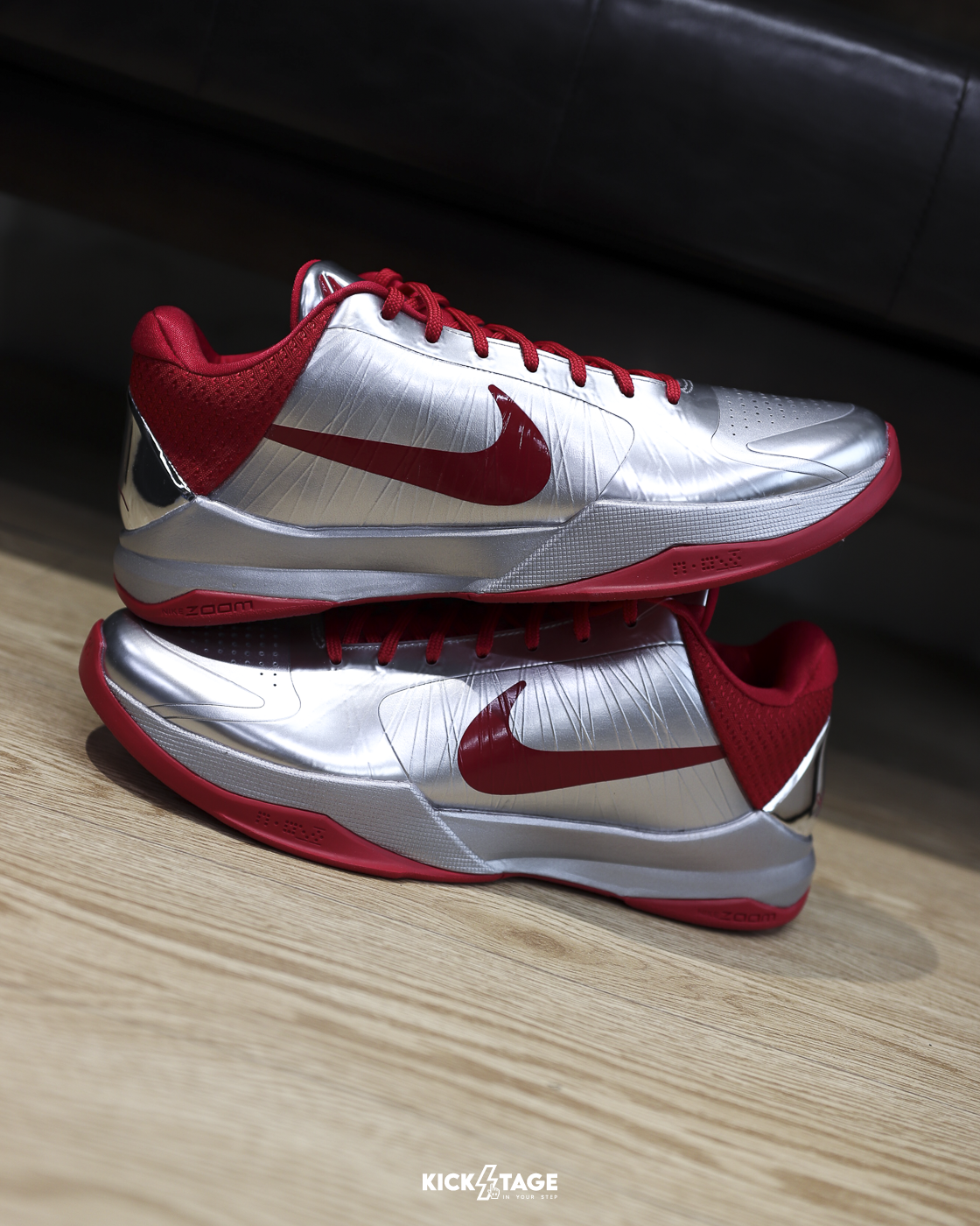〈海外連線代購〉CAITLIN CLARK X NIKE KOBE 5 'Rookie of the Year' 銀色 新秀 籃球鞋【IV2712-001】KOBE5