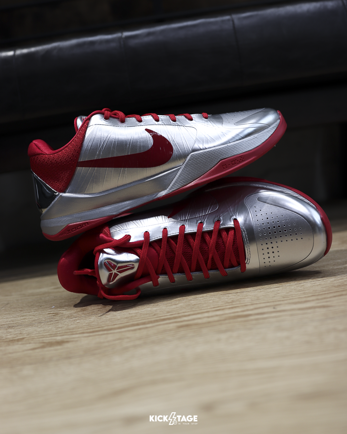 〈海外連線代購〉CAITLIN CLARK X NIKE KOBE 5 'Rookie of the Year' 銀色 新秀 籃球鞋【IV2712-001】KOBE5