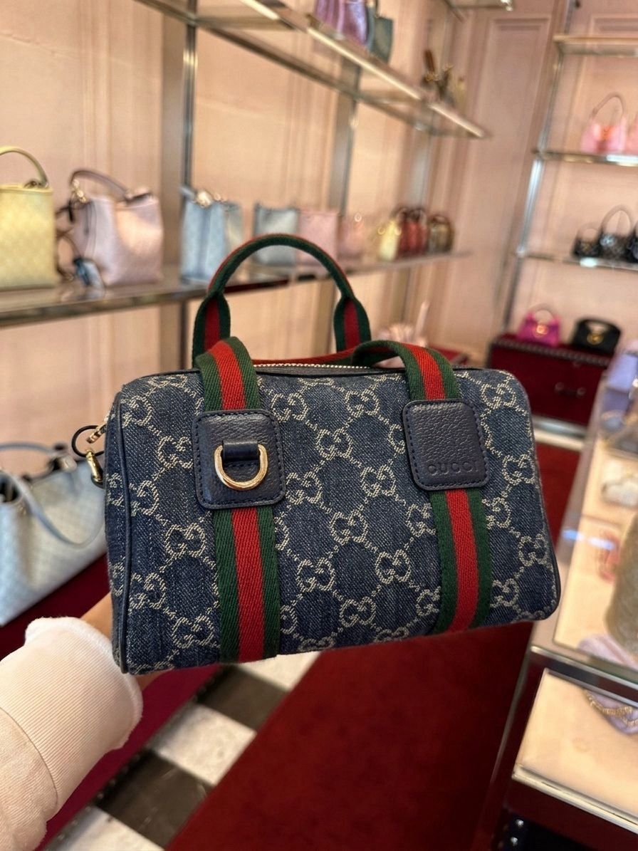 LYS01705 Gucci Mini GG Handbag 牛仔色