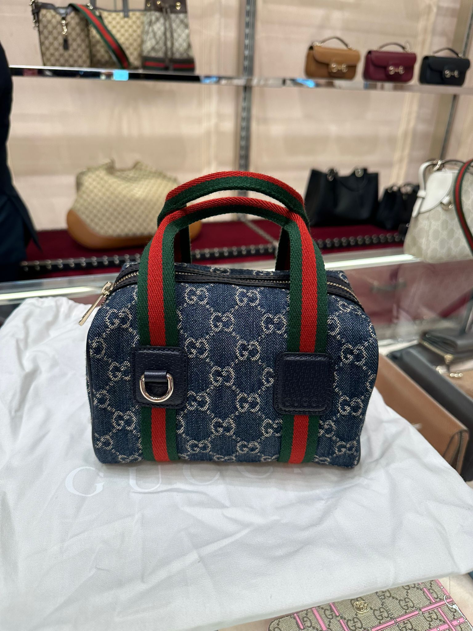LYS01705 Gucci Mini GG Handbag 牛仔色