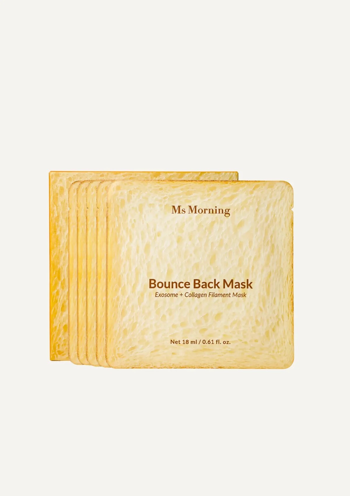 (G1) 回彈面膜 | 外泌體+膠原蛋白絲 (5片裝) - Ms Morning #0520mm