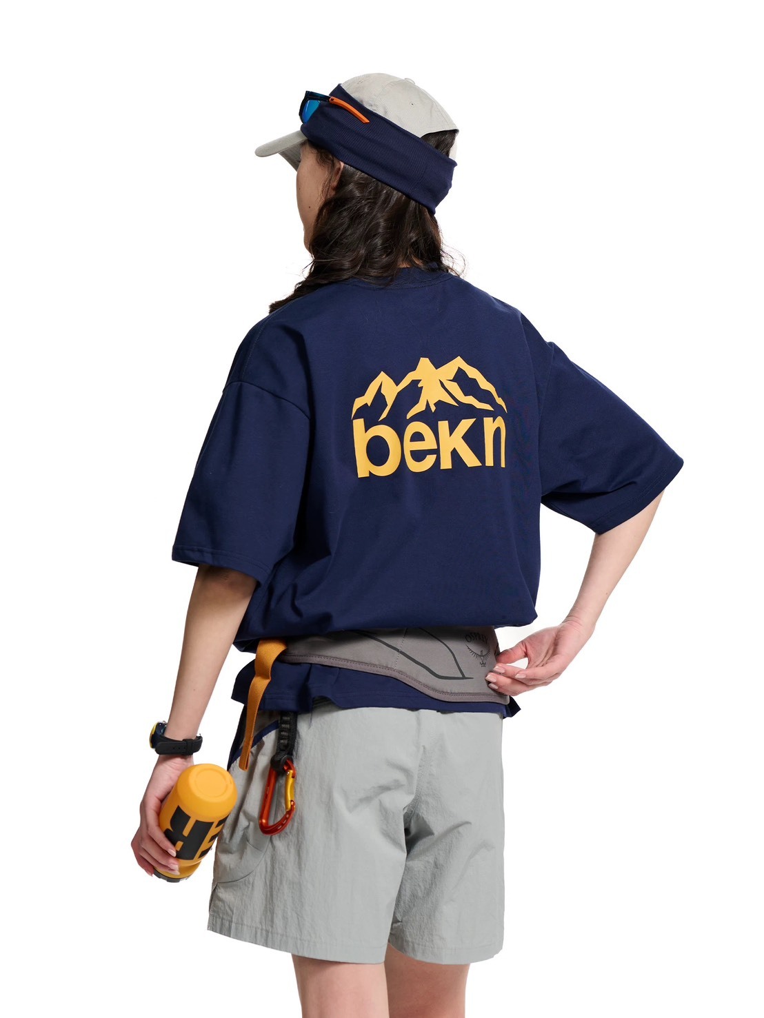 #預購 BELLKENIDEA 復古休閒運動 百搭基礎速乾 後背印花短踢 三色 BK377