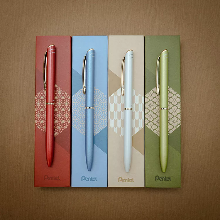 ENERGEL ES 日本風 極速鋼珠筆 限定組 0.5mm｜PENTEL 飛龍 日本