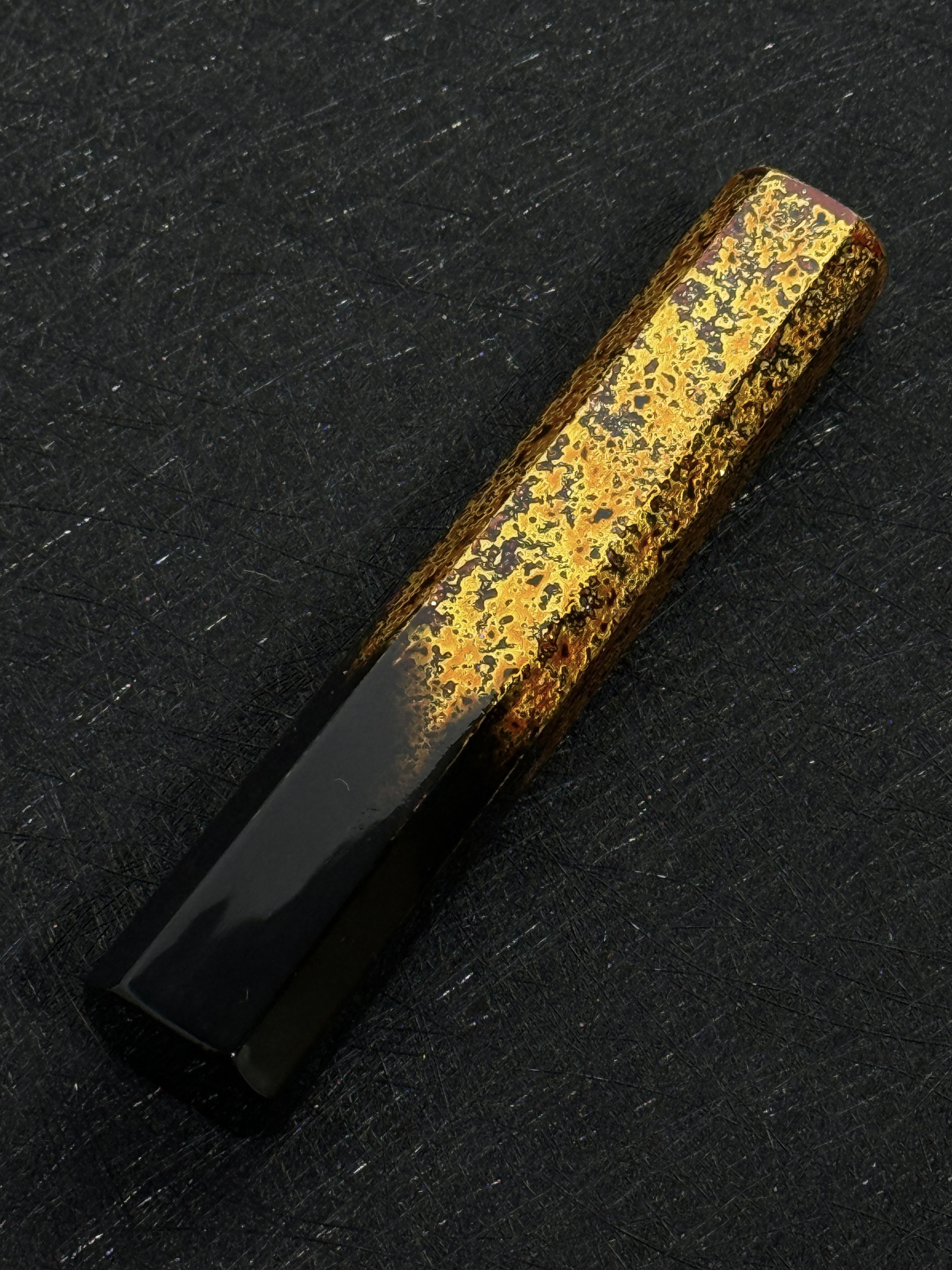 黑金 變塗 漆柄  牛刀用