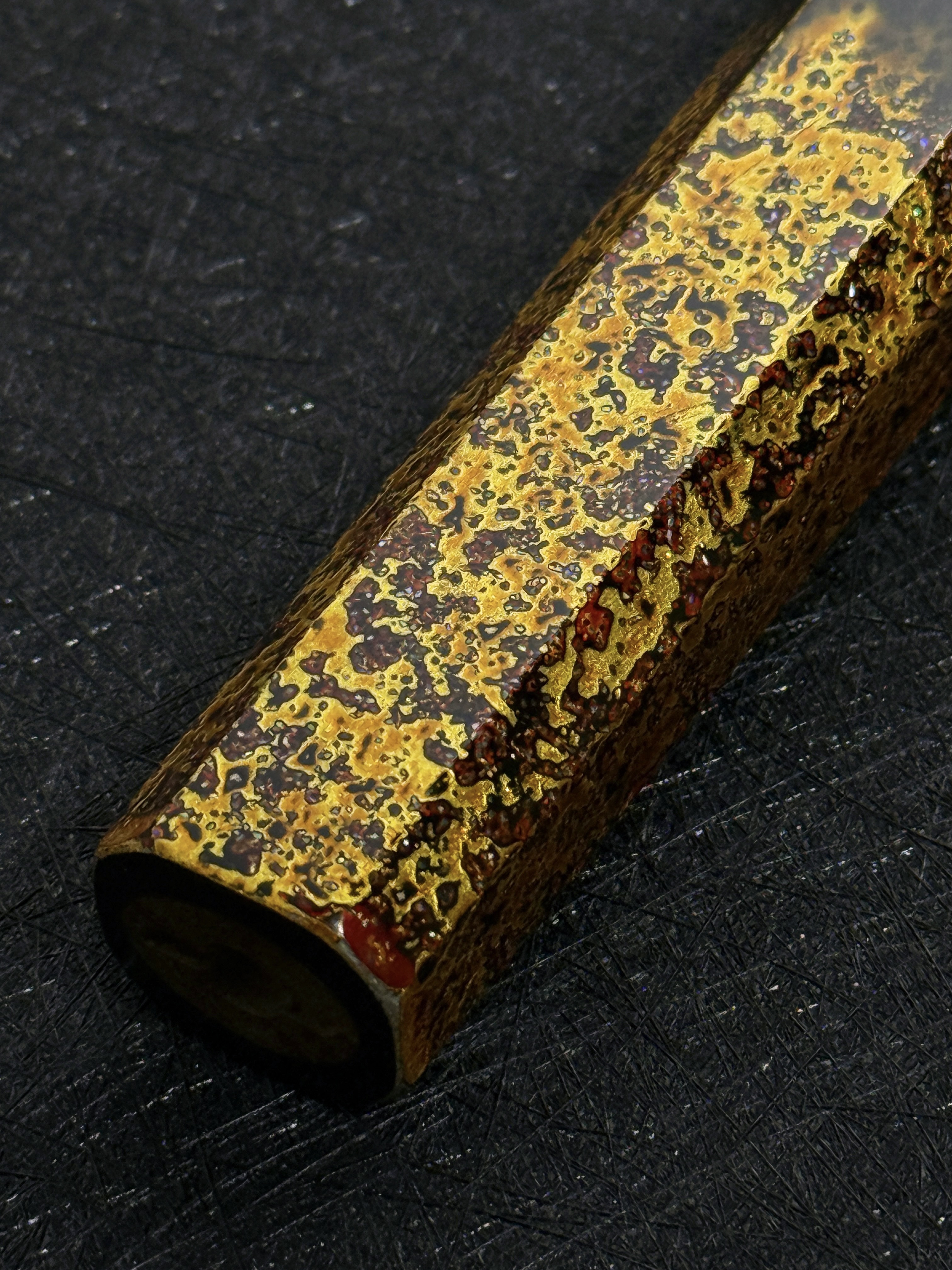 黑金 變塗 漆柄  牛刀用