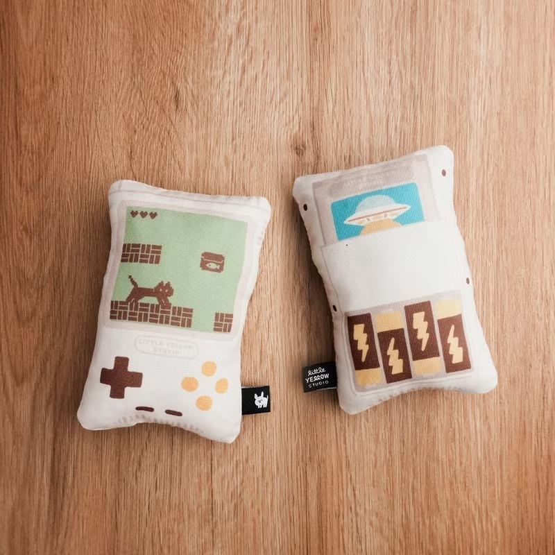 小黃間｜貓薄荷玩具｜Game Cat｜白