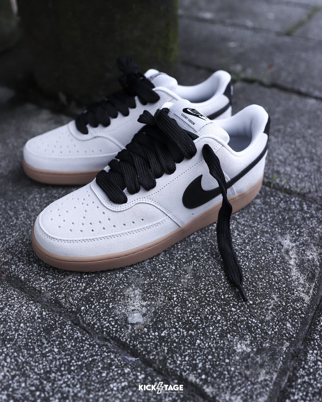 男鞋 NIKE COURT VISION LO FL 灰黑 麂皮 小FORCE 復古 休閒鞋【IO7727-003】
