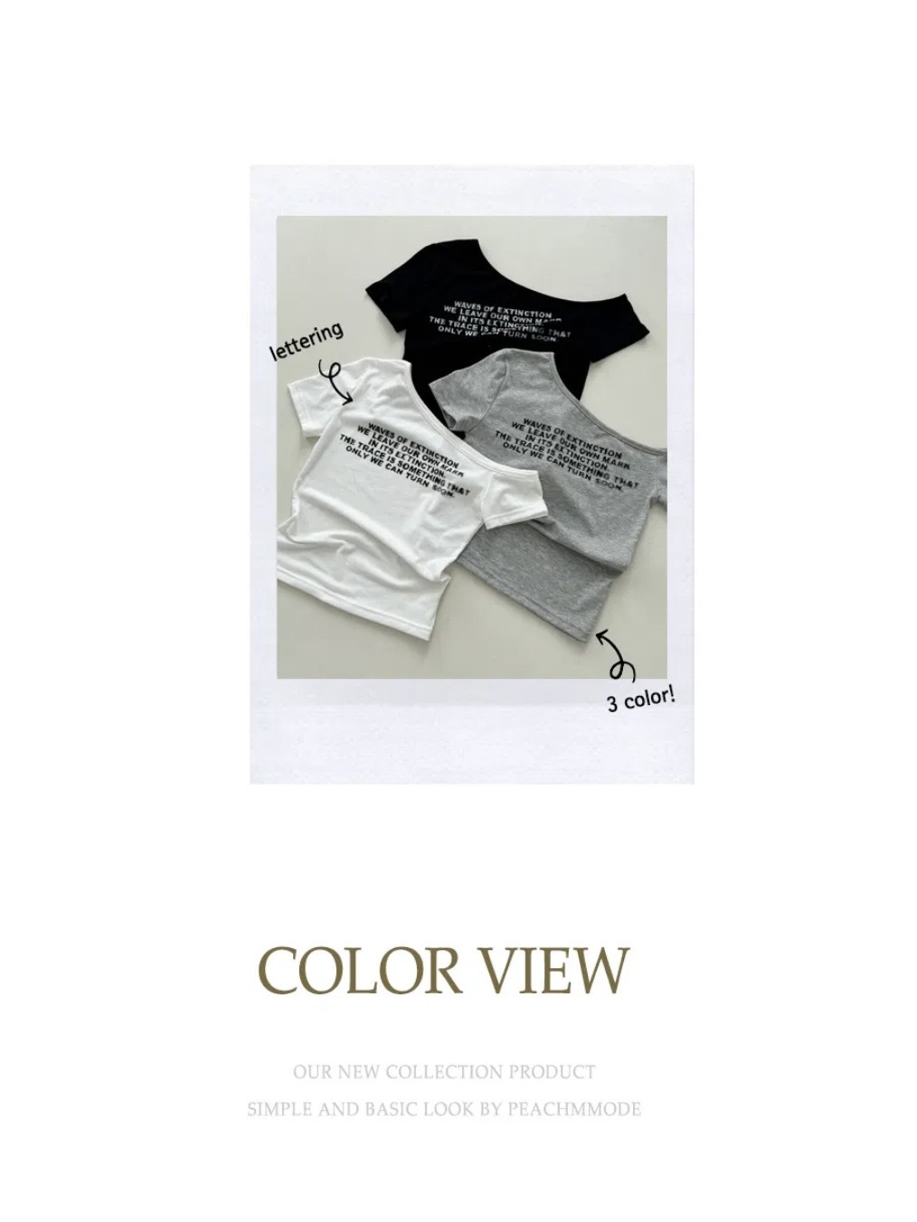 【網站限時優惠】(短袖Ver.)Wave of Extinction One Shoulder Top