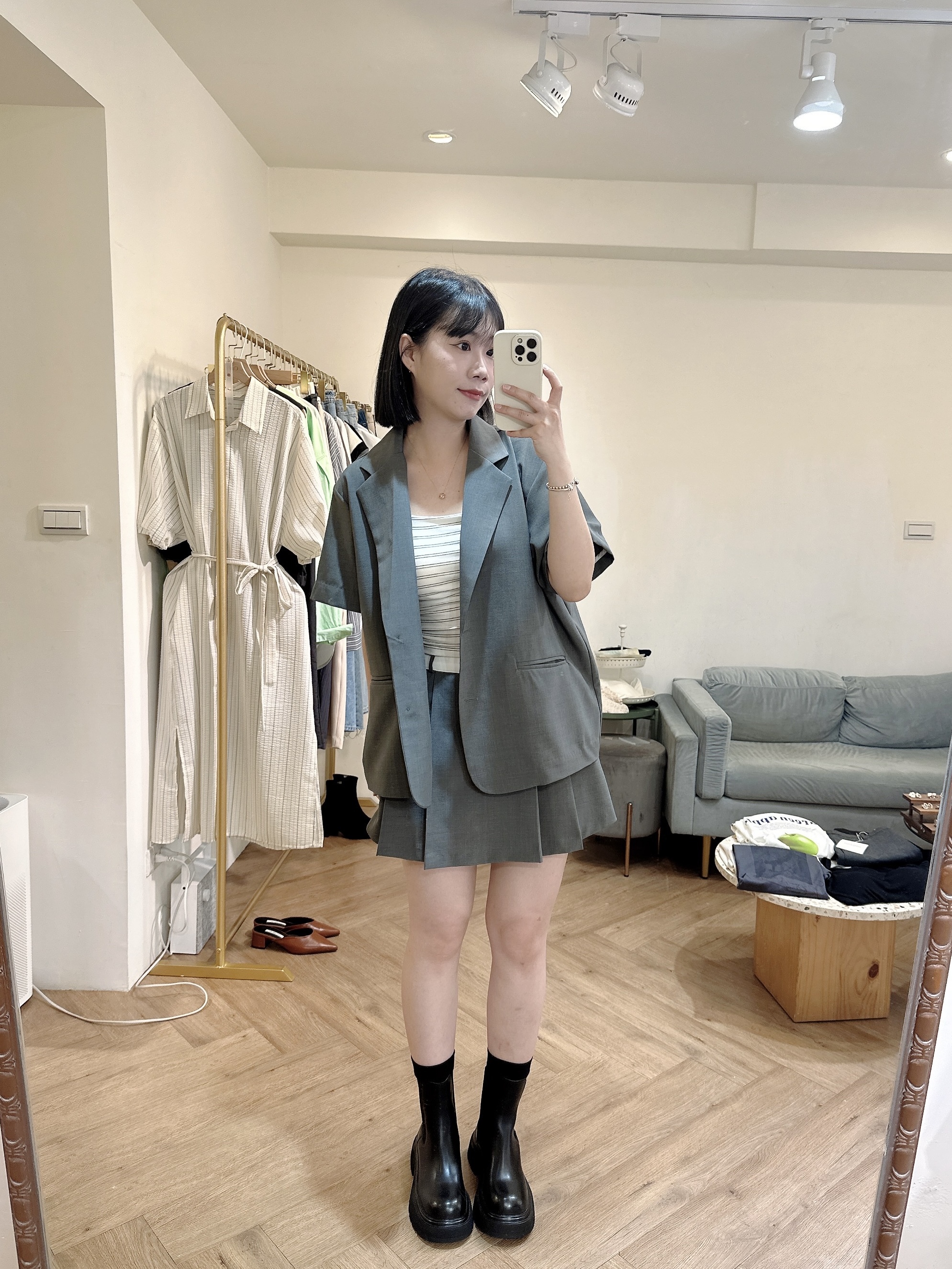 短袖西裝