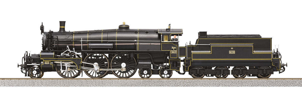 Roco 7110051 HO規 310.21型蒸汽機車“格爾斯多夫版”，奧地利皇家國家鐵路
