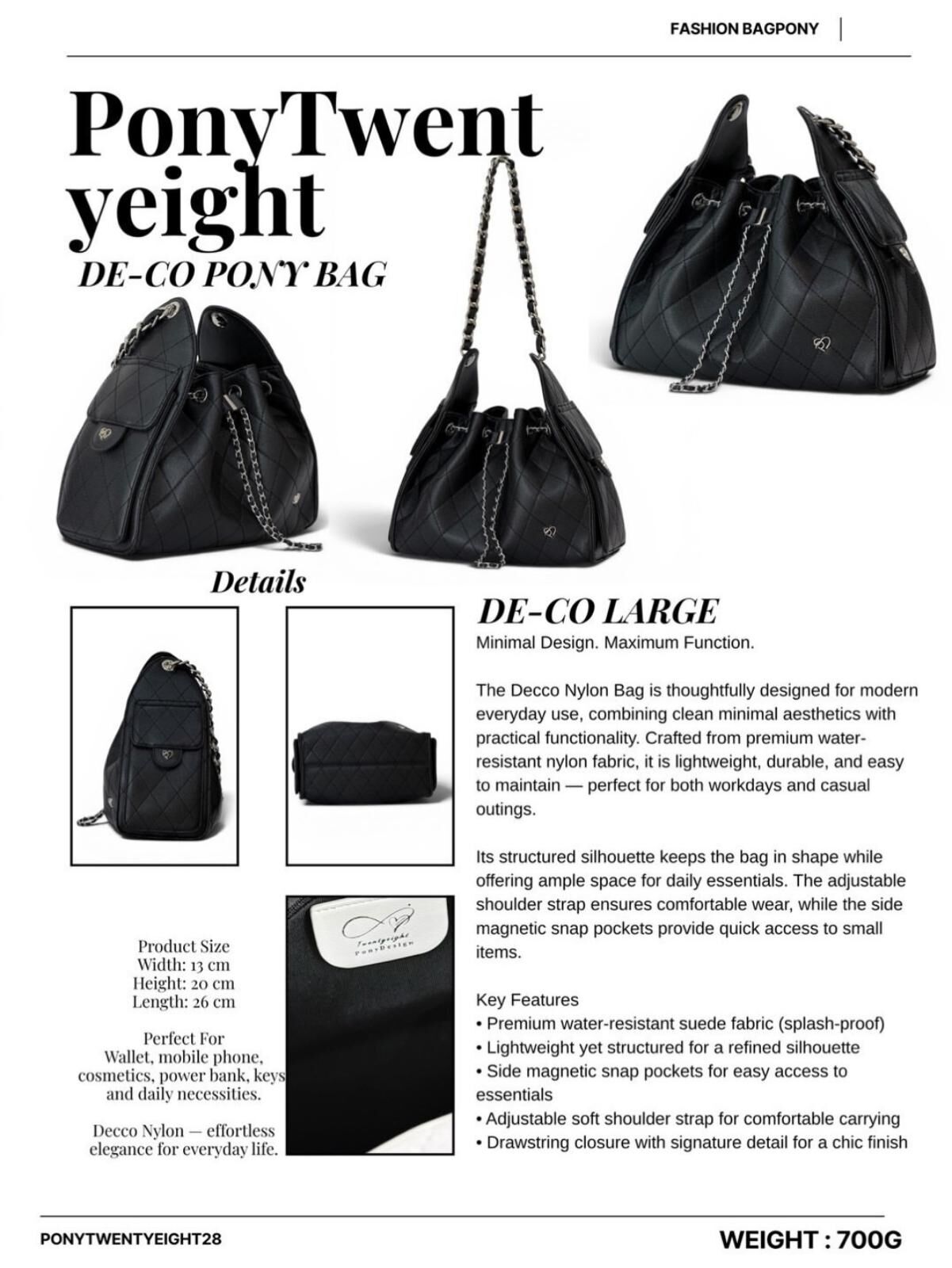 PonyTwentyeight DE-CO LARGE 手袋