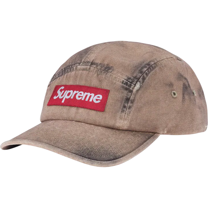 ☆ETW☆【EASY TO WEAR】SUPREME 26SS OVERDYED CAMP CAP 做舊 仿舊 老帽 五分帽