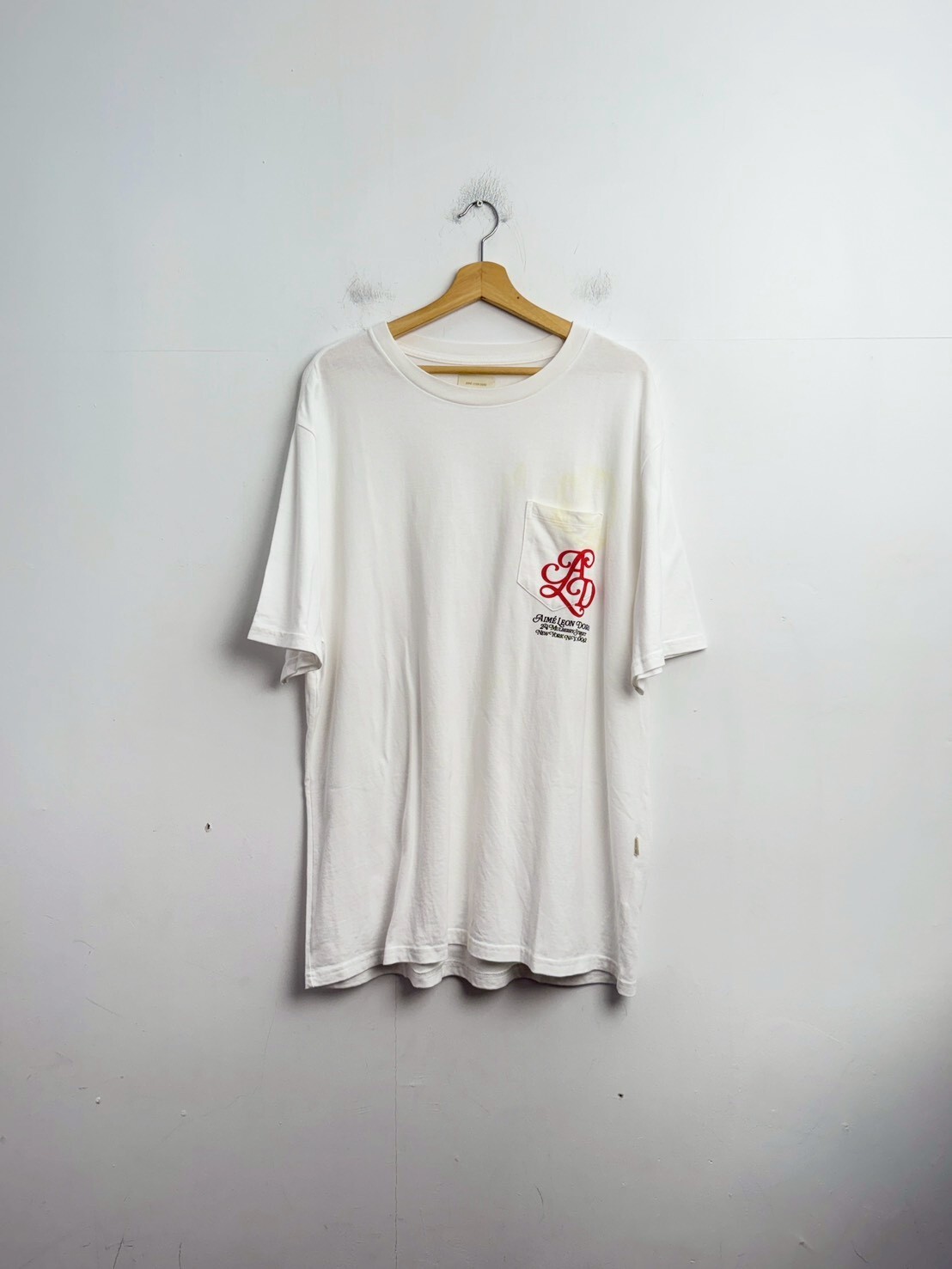 Aimé Leon Dore Monogram Pocket Tee SIZE XXL