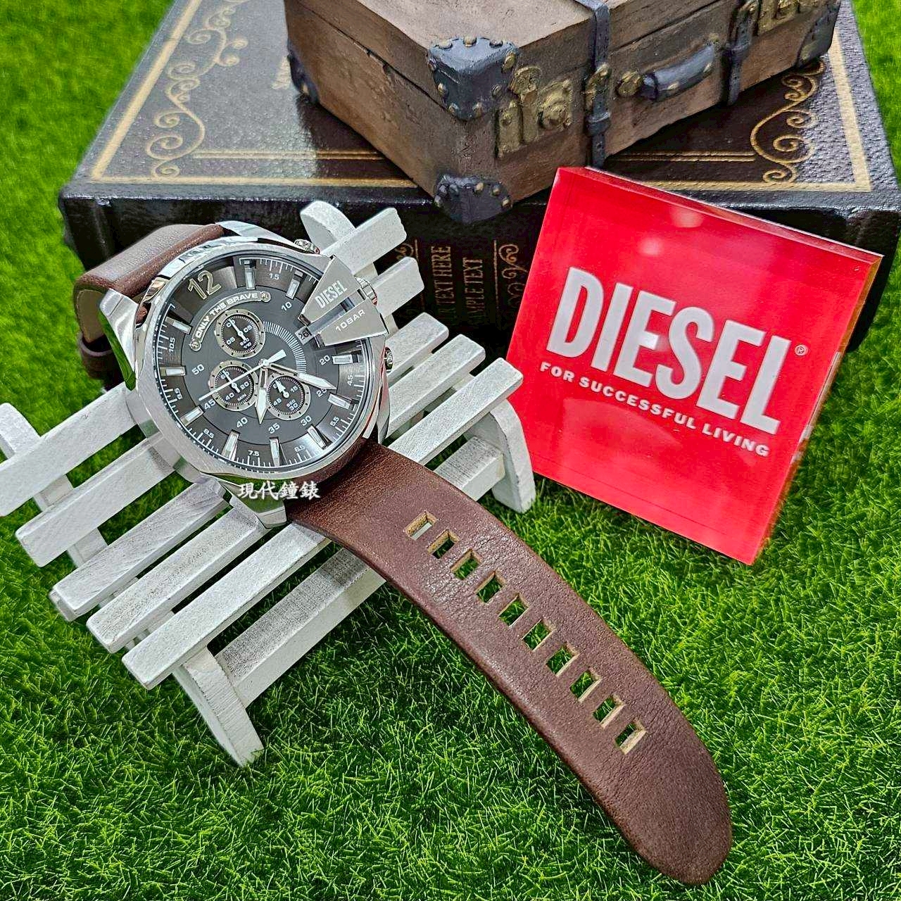 【DIESEL】Brave-棕熊DZ4290 52mm 現代鐘錶