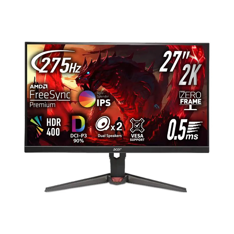 Acer 27吋 QHD 275Hz IPS Nitro XV2 電競顯示器 XV272U Z2bmiiprx (HX2CF.203)