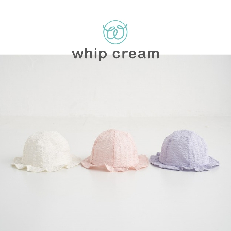 【日本 whip cream】波紋條紋寶寶帽