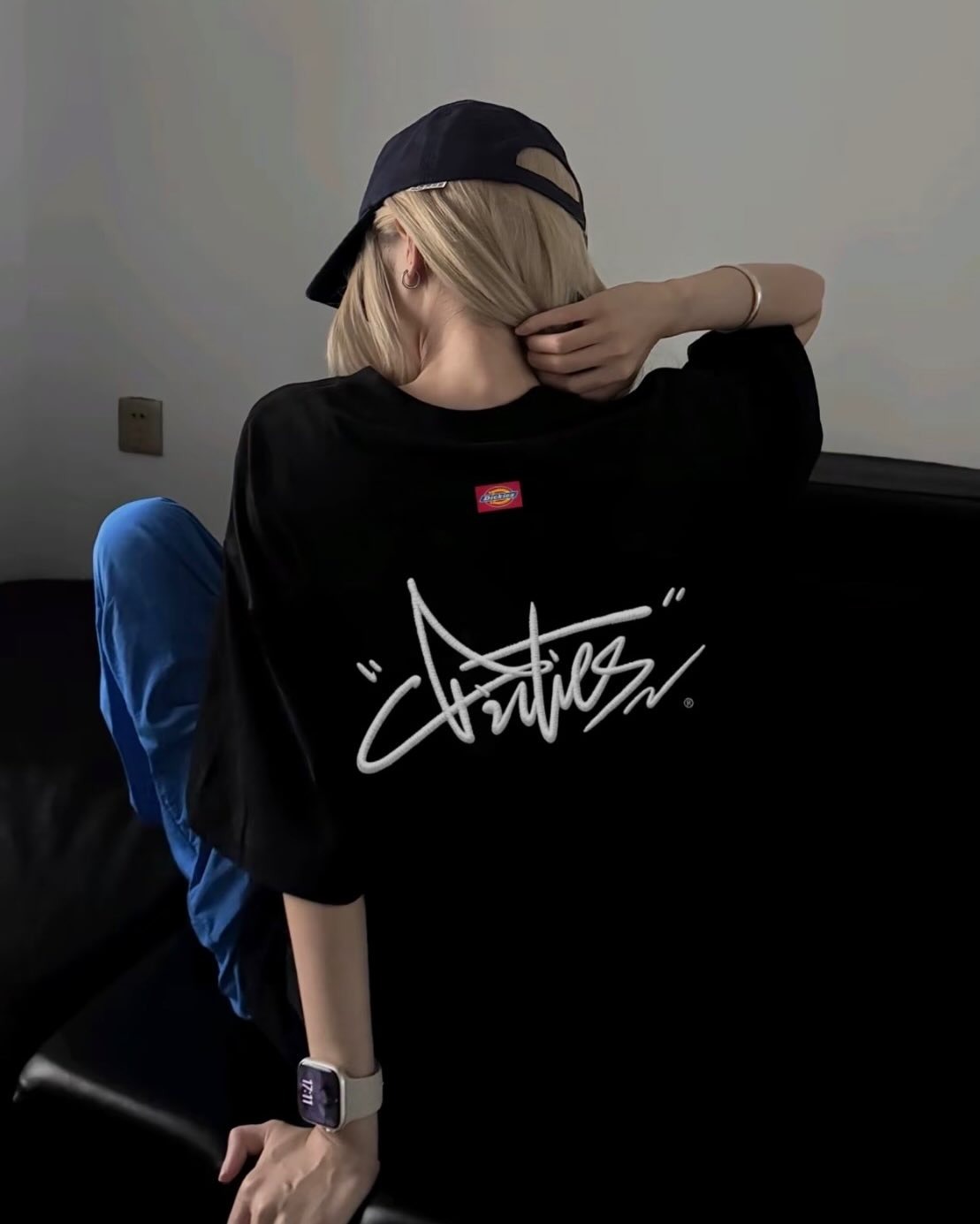 【逢甲FUZZY】DICKIES 手寫Logo 純棉 刺繡 T恤 上衣 美式復古 男女款 DKU262NKT466
