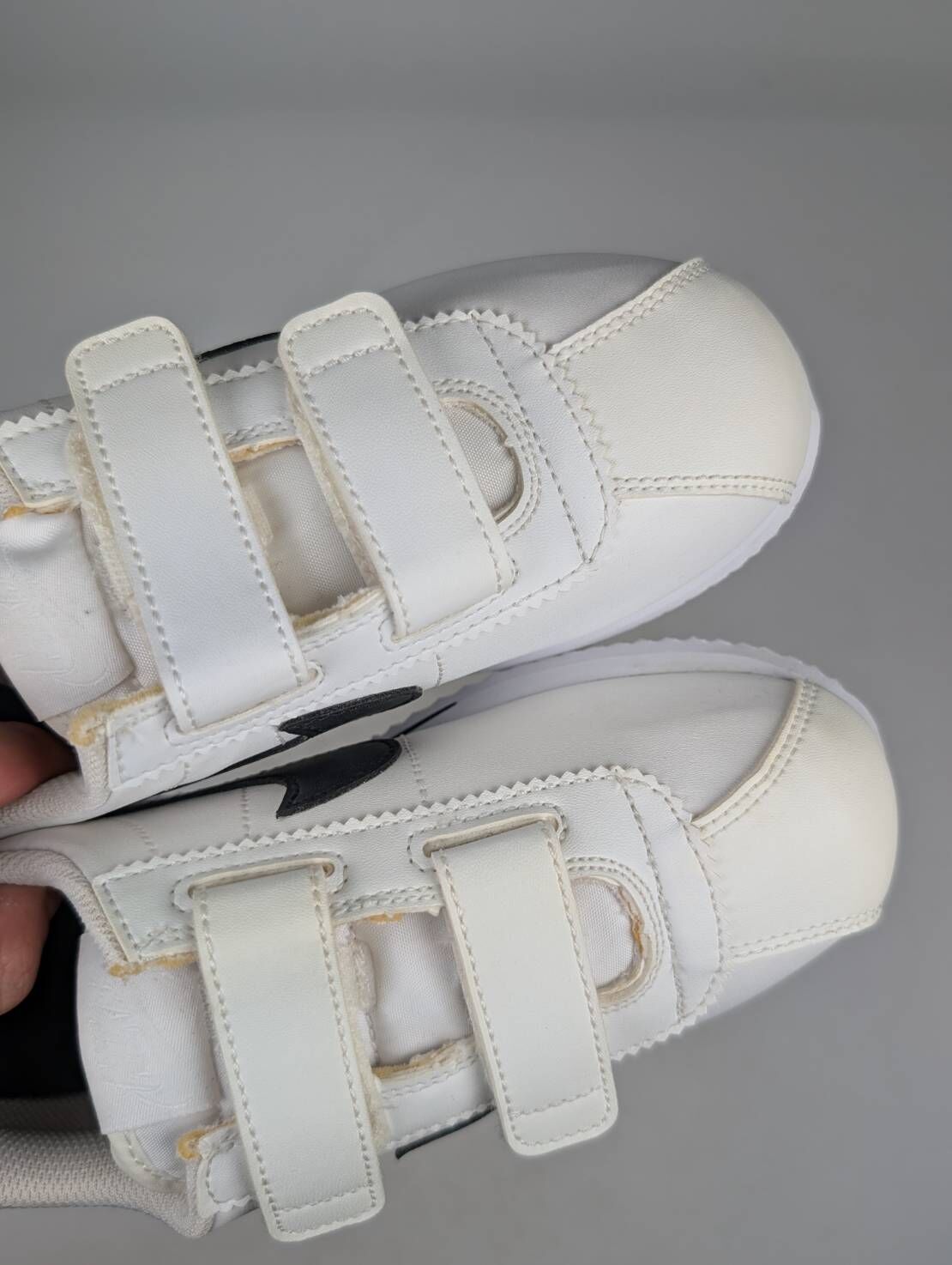 微瑕疵-左右腳明顯泛黃 904767-102 1Y Nike Cortez Basic SL 中童 阿甘 魔鬼氈