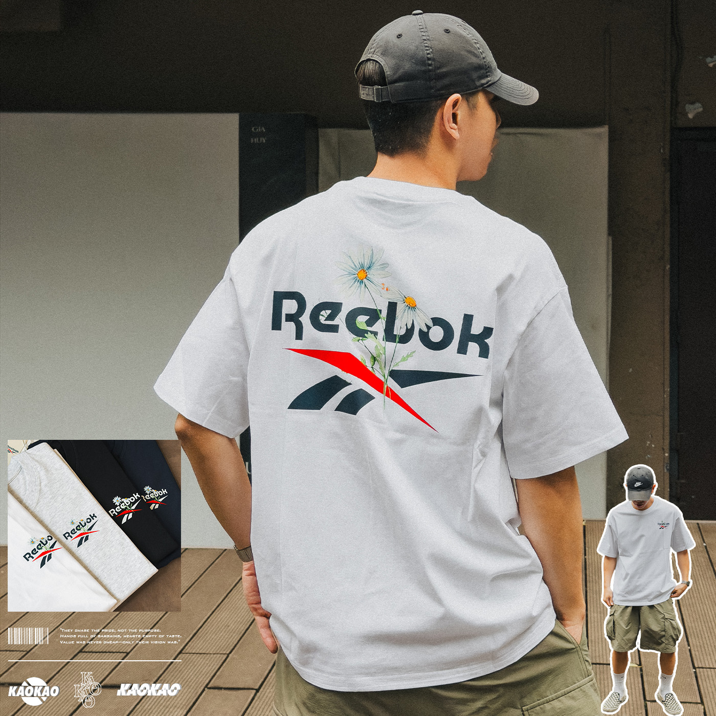 現貨Reebok 小雛菊 短Tee 【26SRMK09U】