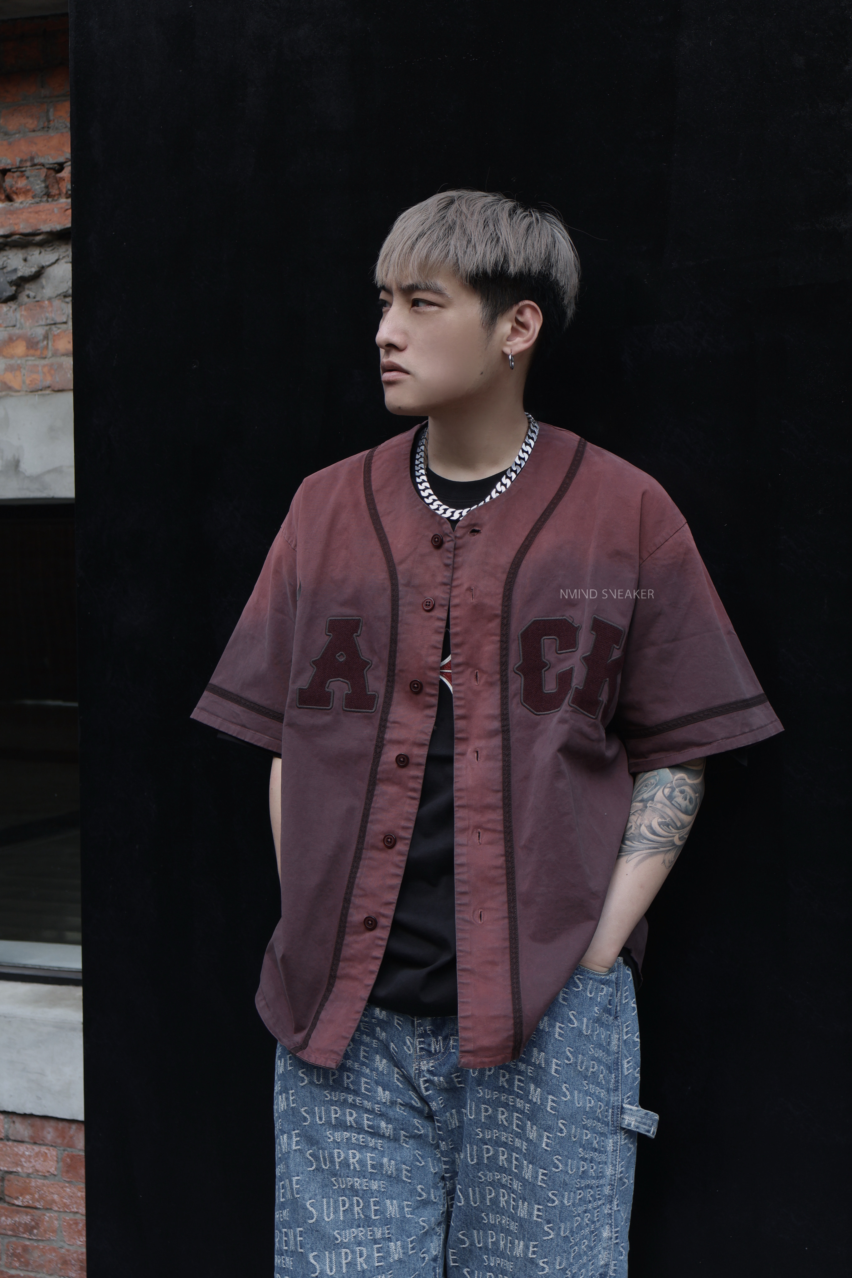 <快速出貨> Travis Scott Cactus Jack x Fragment x Nike Tokyo Jack Retro Baseball Jersey 聯名 藤原浩 閃電球衣