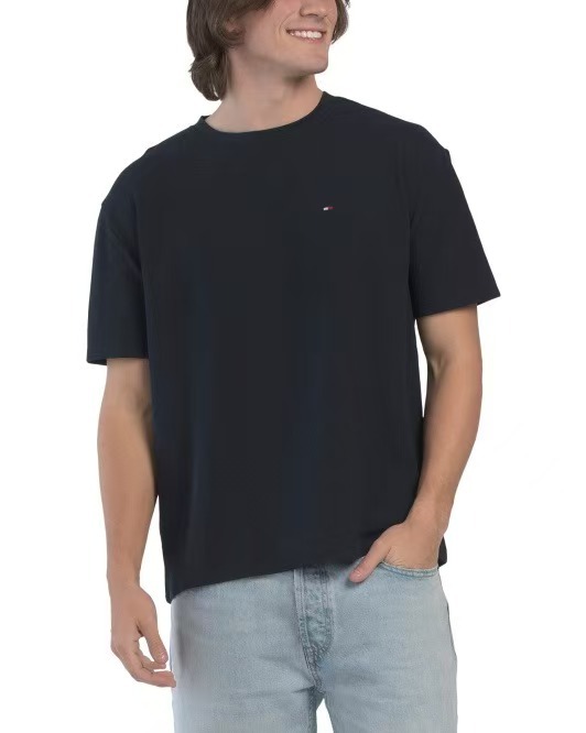 【預購】Tommy Hilfiger  H050510 華夫格紋短袖寬鬆休閒 T 恤