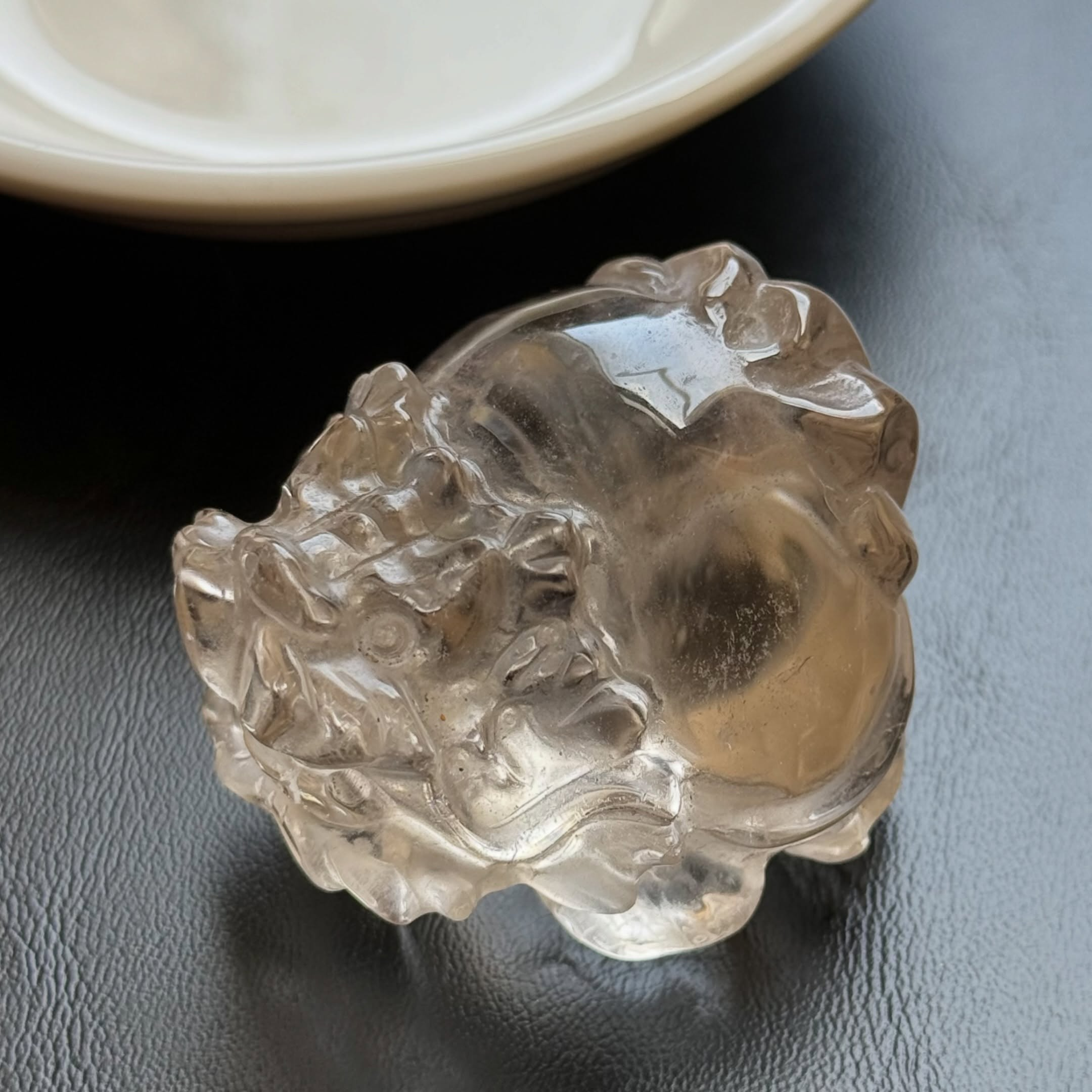 [原石] 白水晶 龍龜 水晶擺飾