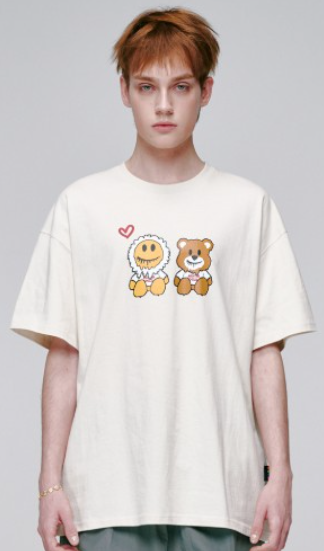 CR260504-R36 TWIN T-SHIRTS(BEIGE)