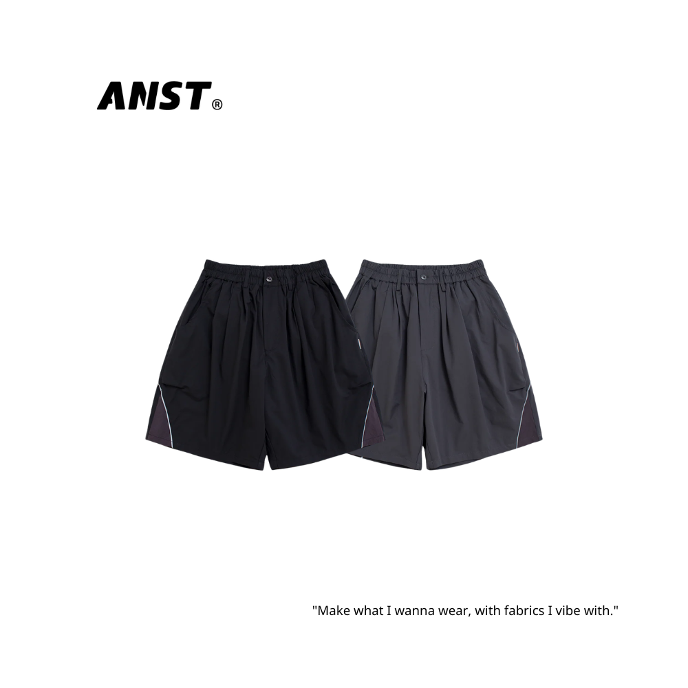 "現貨" ANST 拼接反光短褲 ST.75