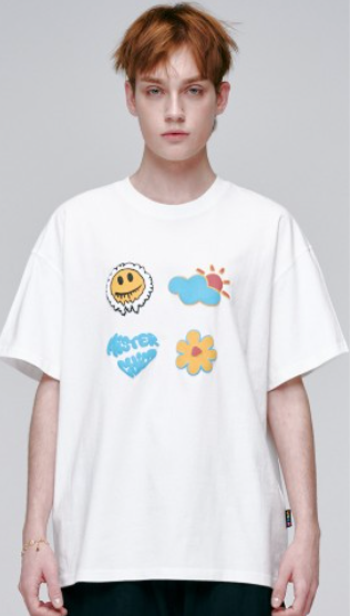 CR260504-R38 NEW ARCHIVE  T-SHIRTS(WHITE)