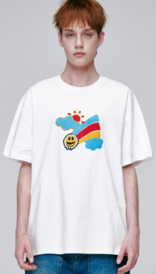 CR260504-R39 SUN T-SHIRTS(WHITE)